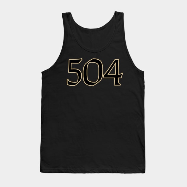 New Orleans LYFE the 504!!! Tank Top by OffesniveLine